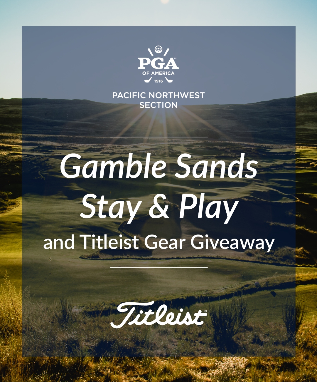 Gamble Sands Stay & Play and Golf Gear Giveaway